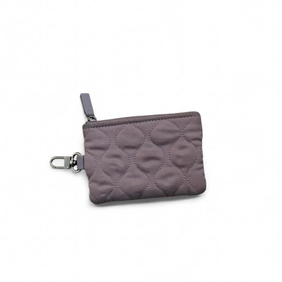 H&M Handbags - H&M Quilted Lilac Zip Pouch | Card Holder Wallet | Clip-On